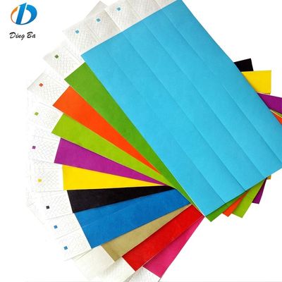 Fascia di carta Tyvek Fascia di polso Larghezza 250*19mm Regali personalizzati Festival Braccialetti Evento