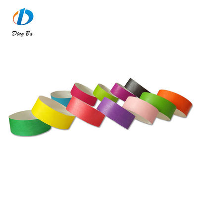 Fascia di carta Tyvek Fascia di polso Larghezza 250*19mm Regali personalizzati Festival Braccialetti Evento