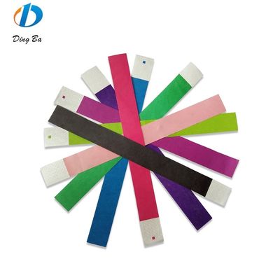 Fascia di carta Tyvek Fascia di polso Larghezza 250*19mm Regali personalizzati Festival Braccialetti Evento