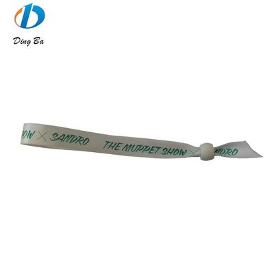 Concerto Eventi Poliestere Verde Tessuto Personalizzato Braccialetti Personalizzati Braccialetti