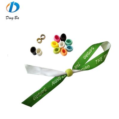 Concerto Eventi Poliestere Verde Tessuto Personalizzato Braccialetti Personalizzati Braccialetti
