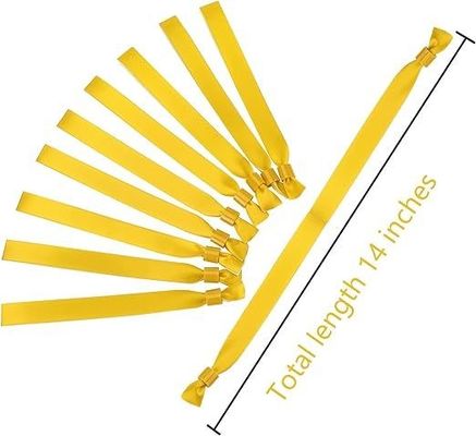 Braccialetti RFID con materiale di tessuto satinato e chip sicuro