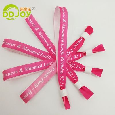 Braccialetto regolabile da un solo uso di stoffa con clip di plastica Gioielli Materiale principale Stoffa