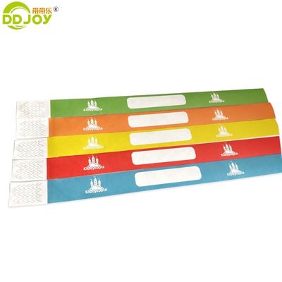 Tecnica unica Festival Braccialetti di carta per parco divertimenti per bambini Tyvek braccialetti