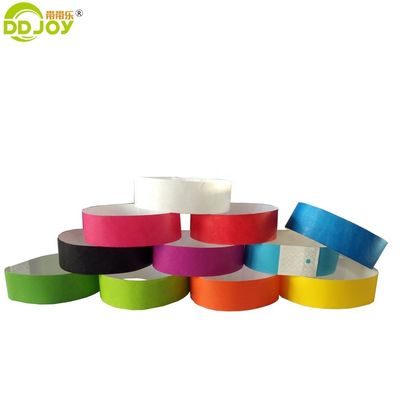 Tecnica unica Festival Braccialetti di carta per parco divertimenti per bambini Tyvek braccialetti