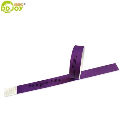 Tecnica unica Festival Braccialetti di carta per parco divertimenti per bambini Tyvek braccialetti
