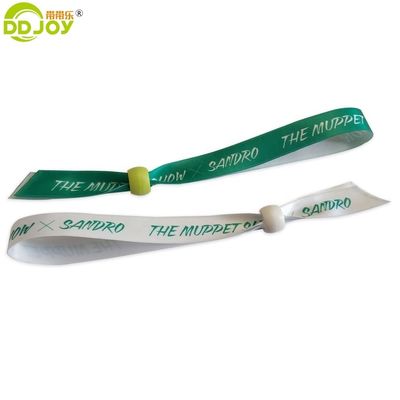 100pcs braccialetto di nastri di raso sublimato per la promozione di regali personalizzati per il festival