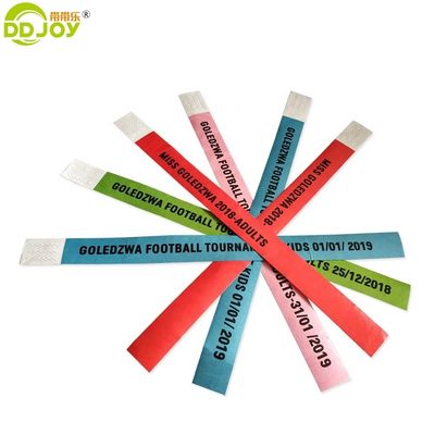 Leading of Tyvek Paper Wristbands/Bracelets for Festival Events Materiali e disegni