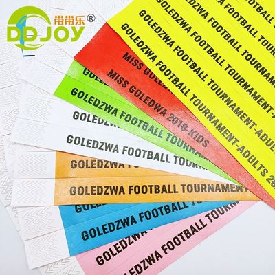 Eventi personalizzati Braccialetti Spedizione rapida tramite DHL FEDEX UPS TNT EMS Dupont Paper/Tyvek