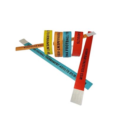 Logo personalizzato nero impermeabile adesivo per bambini braccialetti di carta regalo personalizzato