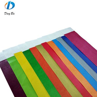 3/4 pollici semplici senza logo braccialetti di carta Tyvek braccialetto essenziale braccialetti gioielli tipo