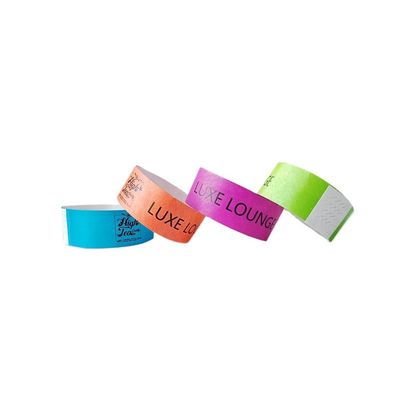 Concerto Unisex Festa Acqueproof Materiale di carta Biglietto Braccialetto con Stampa personalizzata