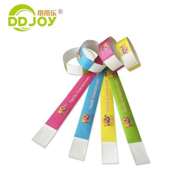 Concerto Unisex Festa Acqueproof Materiale di carta Biglietto Braccialetto con Stampa personalizzata