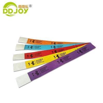Concerto Unisex Festa Acqueproof Materiale di carta Biglietto Braccialetto con Stampa personalizzata
