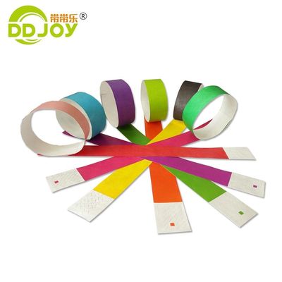 Concerto Unisex Festa Acqueproof Materiale di carta Biglietto Braccialetto con Stampa personalizzata