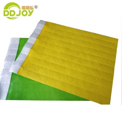 Braccialetto Tyvek personalizzato per eventi e feste 250*25mm/250*19mm Disegno personalizzato