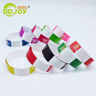250*25mm/250*19mm Braccialetto di carta impermeabile personalizzato per eventi e identificazione