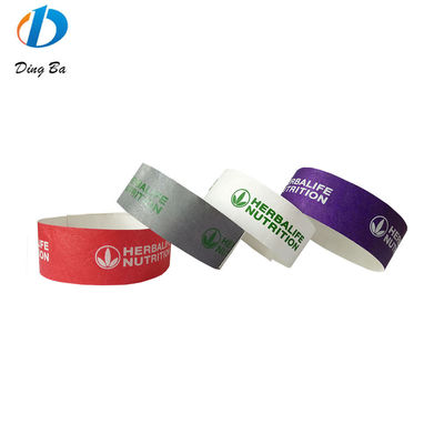 Destinatari Eventi e festival per utenti finali Braccialetti Tyvek personalizzati per parchi/club/festa