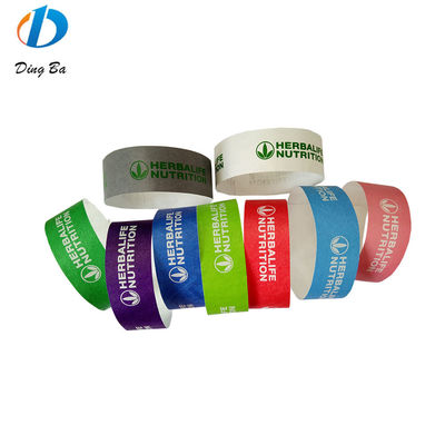 Destinatari Eventi e festival per utenti finali Braccialetti Tyvek personalizzati per parchi/club/festa