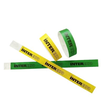 15 colori Tyvek resistente alle lacrime per eventi e parchi Logo personalizzato accettato