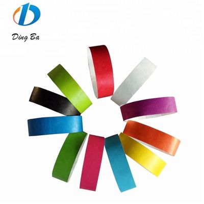 1 pollice braccialetto a colori solidi per eventi natalizi carta colorata DuPont personalizzata