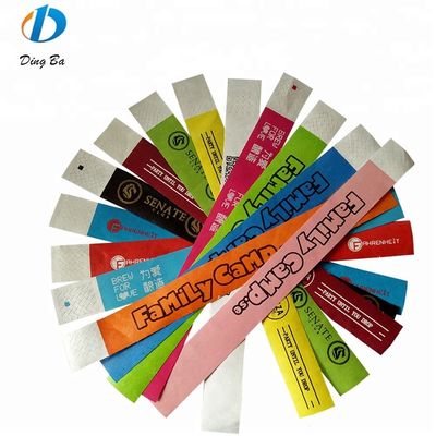 1 pollice braccialetto a colori solidi per eventi natalizi carta colorata DuPont personalizzata
