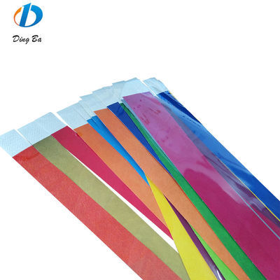 1 pollice braccialetto a colori solidi per eventi natalizi carta colorata DuPont personalizzata