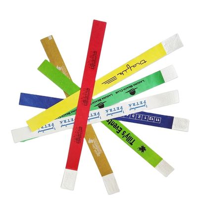 Braccialetti di carta Tyvek da 250*19mm stile CLASSICO per eventi/giochi/festival una volta
