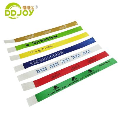 Braccialetti di carta Tyvek da 250*19mm stile CLASSICO per eventi/giochi/festival una volta