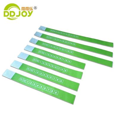 Braccialetti di carta Tyvek da 250*19mm stile CLASSICO per eventi/giochi/festival una volta