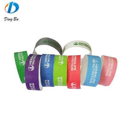 DDJOY Acque resistenti Tyvek Paper Disposable Event Braccialetti 15 Colori per abbinare il vostro tema