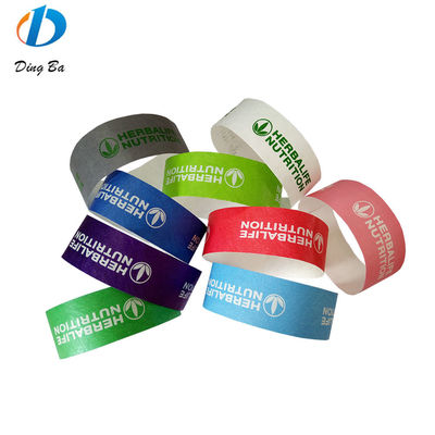 DDJOY Acque resistenti Tyvek Paper Disposable Event Braccialetti 15 Colori per abbinare il vostro tema