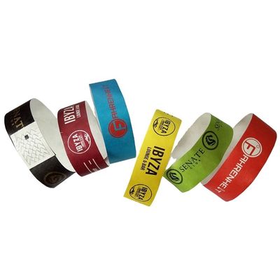 Braccialetti di carta Tyvek impermeabili con materiale resistente alle lacrime e durevole
