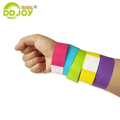 Braccialetti di carta Tyvek impermeabili con materiale resistente alle lacrime e durevole