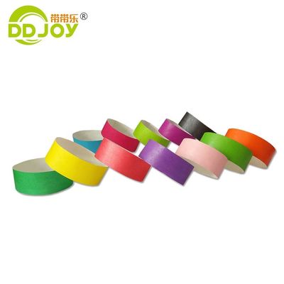 Braccialetti di carta Tyvek impermeabili con materiale resistente alle lacrime e durevole