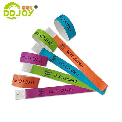Braccialetti di carta Tyvek impermeabili con materiale resistente alle lacrime e durevole