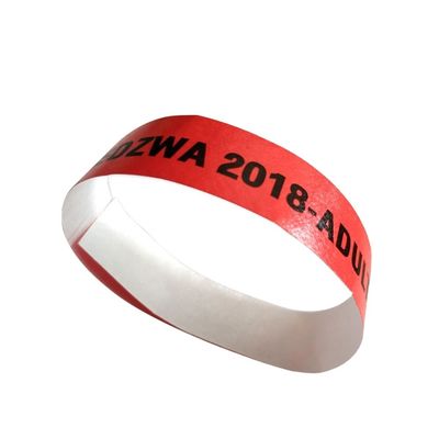 Braccialetto Tyvek personalizzato per eventi speciali 250*25mm/250*19mm Disegni personalizzati