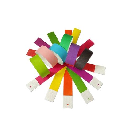 Logo personalizzato Waterproof Tyvek Paper Wristband per Decorazione di Natale e Indoor