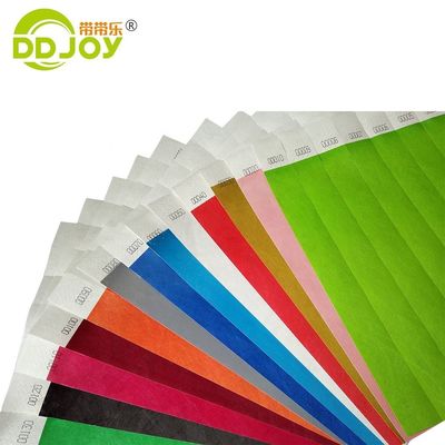 Braccialetti Tyvek viola durevoli per eventi una tantum 250*25mm/250*19mm